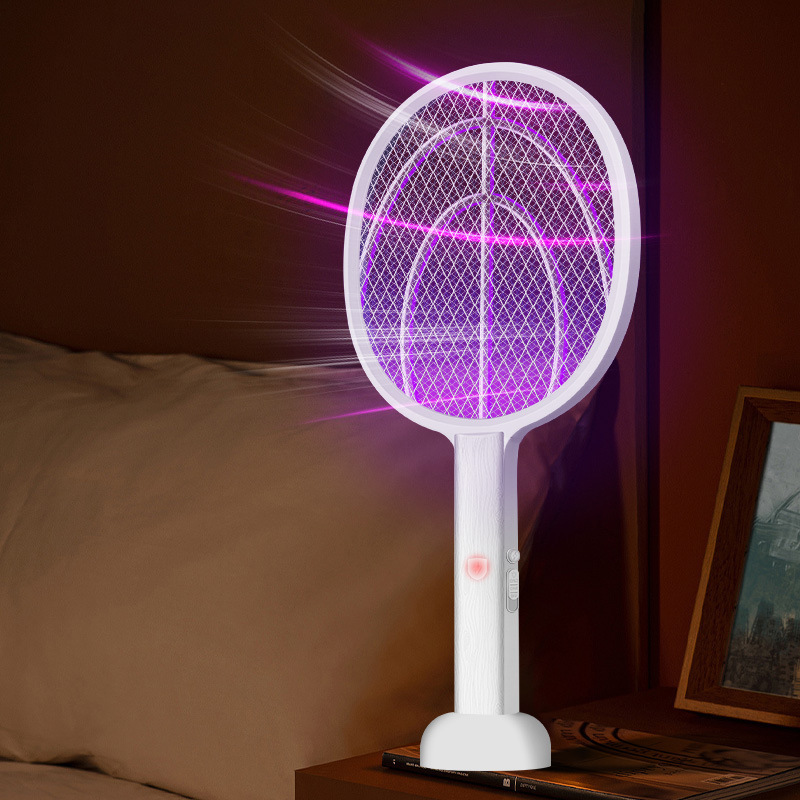 充电式家用电蚊拍手持手拿灭打拍电苍蝇拍电纹文子点蛟啪怕器安全