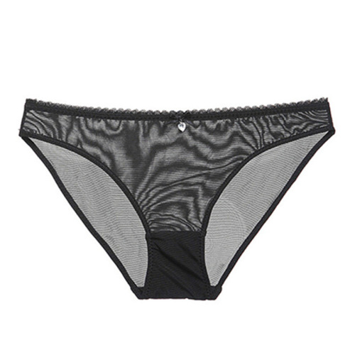 Varsbaby Sexy Transparent Mesh Bra Set 4-Piece Set (Bra, Underpants + Thong + High-Waist Triangle Panties)