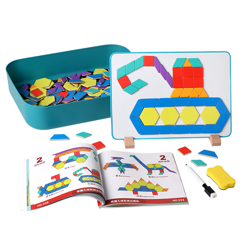 Magnetic Qiqiao board inteligente rompecabezas magnético variable especial para estudiantes de primaria magnetic Qiqiao board de primer grado