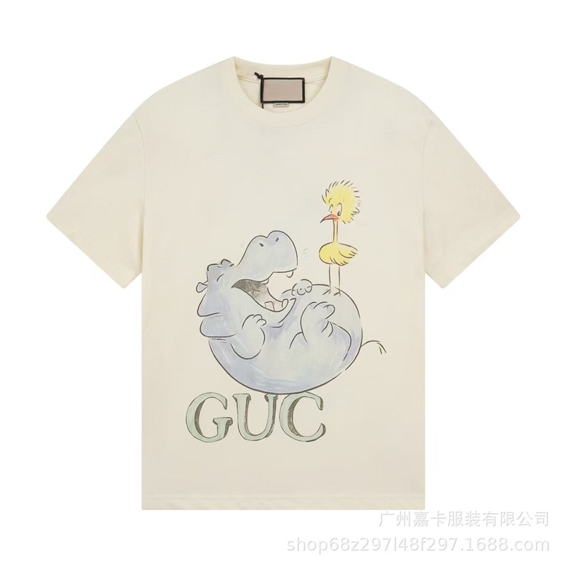 クロスボーダー25ssGピーターラビットシリーズ半袖ファッションカジュアルルーズラウンドネックTシャツ男女兼用トレンドブランドカップル向け|undefined