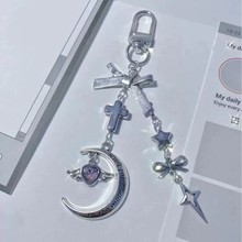 【金属月亮天使】咕本链手账本挂链手机链卡册挂链包包挂链钥匙扣