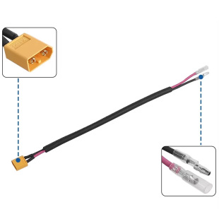 XT60 Connector Cable BAFANG BBSHD BBS01B BBS02B Electric Bicycle Battery Connector