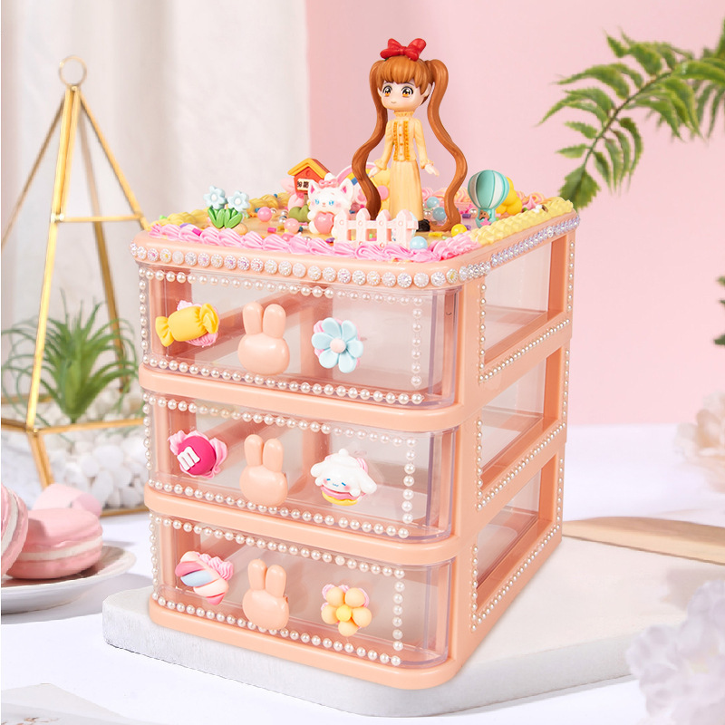 女の子 DIY 手作りクリーム接着剤材料パッケージギフトボックスセットクリエイティブ手作りショップ教育屋台おもちゃ卸売|undefined