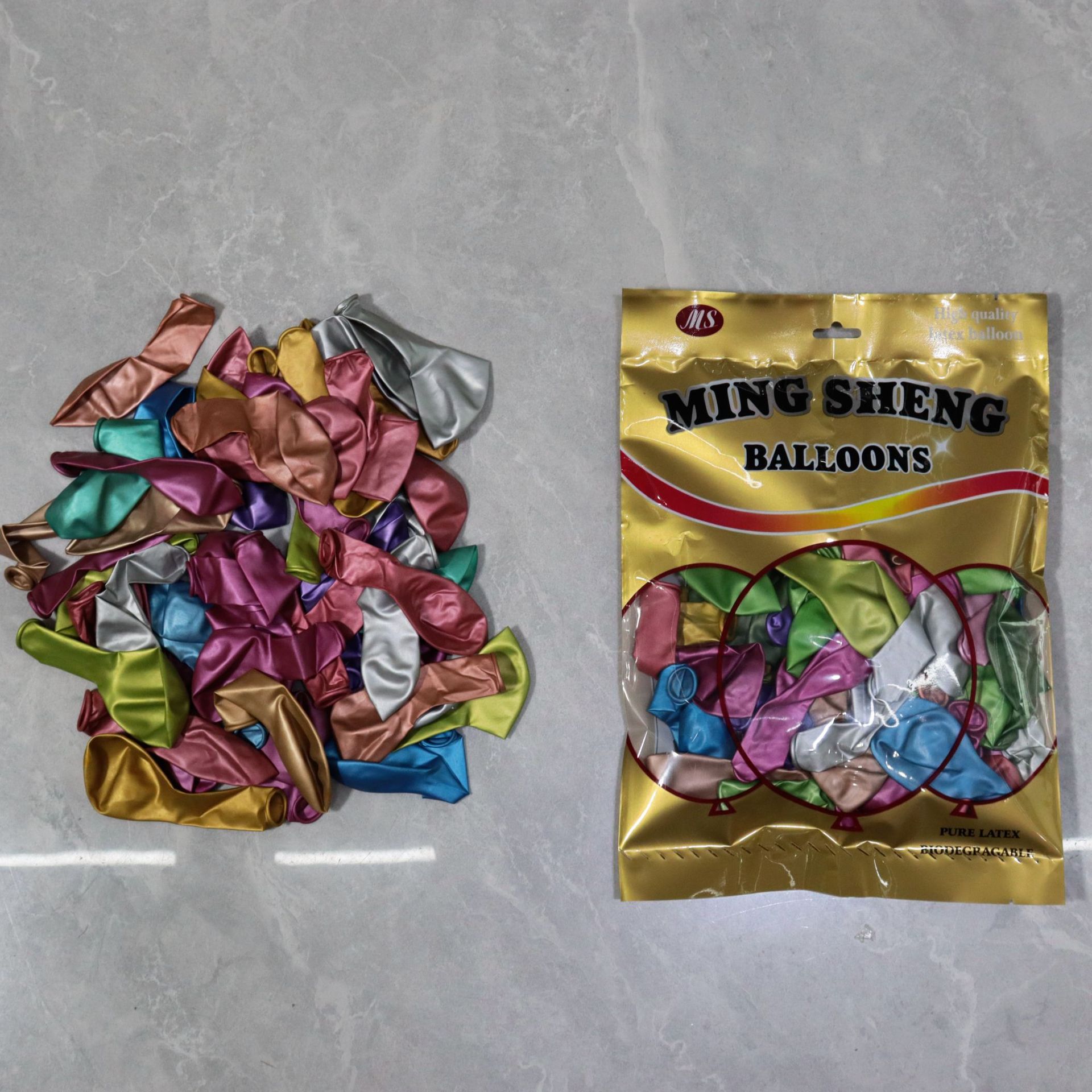 Celebridad en línea 1,8G globo redondo de metal decoración de la sala de bodas propuesta de globo fiesta de cumpleaños globo de metal cromado