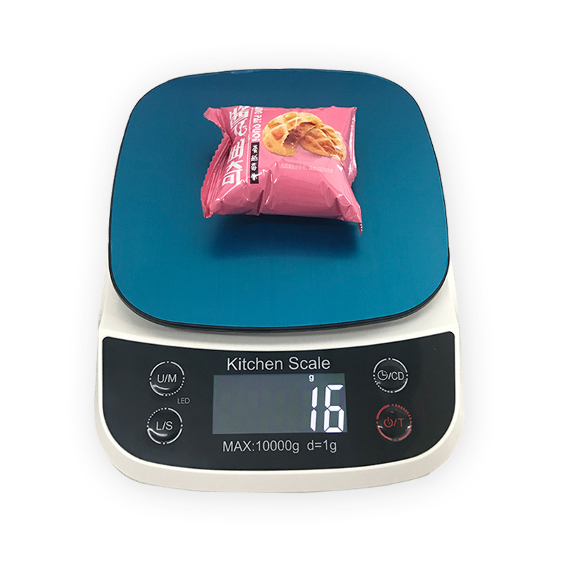 批发新款家用厨房电子秤 10kg精准烘焙食物克秤充电防水不锈钢