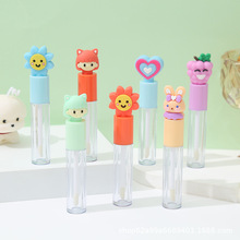 厂家直销迷你卡通可爱唇釉保护套diy装饰化妆品饰品辅料配件批发