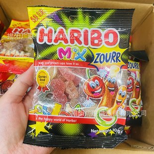 �������M��Haribo��������ɳ�s�\��Ƥ��ˮ��ζ��ͯqq����ʳ70g