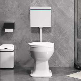 I Rural Dry Toilet, No-Flush Direct-Through Dry Toilet, Bathroom for Elderly Pregnant Women, Ceramic Dry Toilet, Special for Squatting to Sitting Toilet