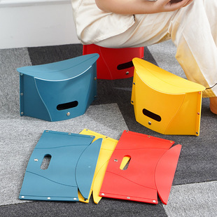 Card Foldableing Stool, Outdoor Camping Fishing Multi-functional Portable Satchel Basket, Foldableing Stool, Portable Plastic Stool