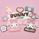 Alphabet card lie prone melody PVC soft rubber accessories diy mobile phone shell accessories ipad shell shoes slippers decorative stickers