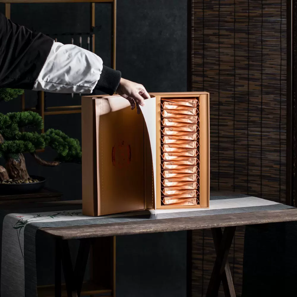 福鼎白茶茶叶高端礼盒14年寿眉50泡250克醇香老白茶送礼