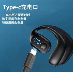 Bluetooth【X04】ディスプレイ搭載新型ワイヤレスBluetoothヘッドセット、長時間装着しても痛くない、耳に入らないBluetoothヘッドセット