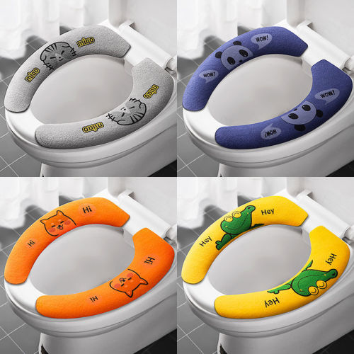Toilet Seat Cushion Home Toilet Sticker Adhesive Toilet Cushion Four Seasons Universal Toilet Seat Toilet Winter Toilet Seat