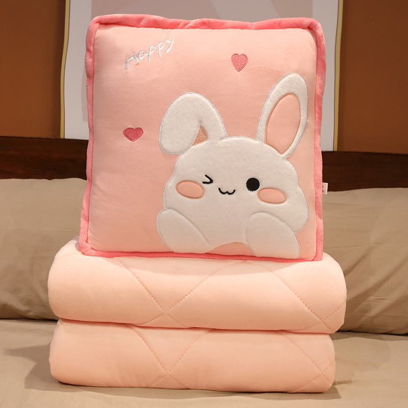 Edredón de almohada de seda de hielo manta de doble uso edredón de almohada dos en uno almohada de coche almohada de siesta de oficina