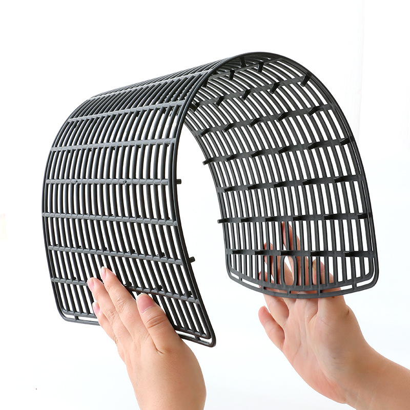 En stock al por mayor soporte valla caja de aire hueca almohadilla de malla portátil avión caja de transporte aéreo almohadilla de plástico