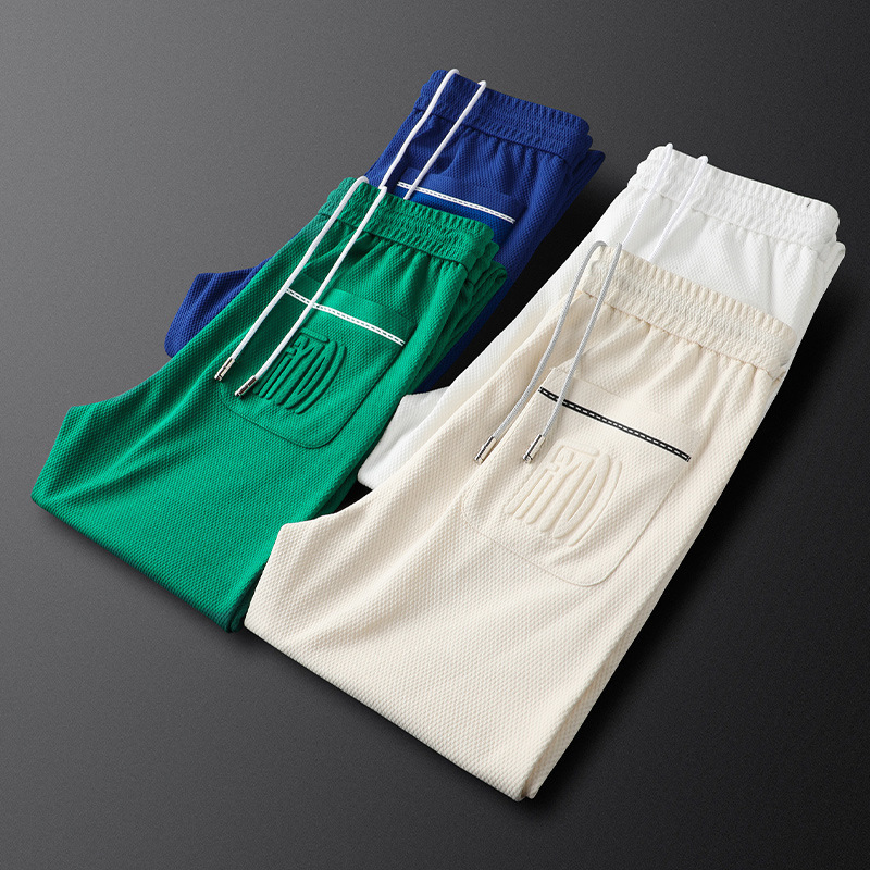 Trousers Men's High Street Trendy Ins Trendy Brand Design Sense Niche Ankle-length Pants Straight Casual Trousers Spring and Autumn Trendy Korean Style