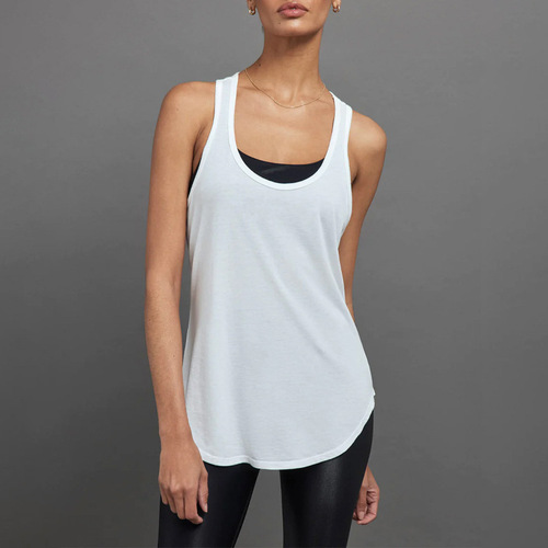 Cross-border modal sports vest women running loose cover-up quick-dry training sleeveless fitness top yoga attire
