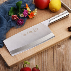 張小泉斬切刀不鏽鋼刀具小廚刀切片兩用禮品刀廚師用具刀菜刀家用