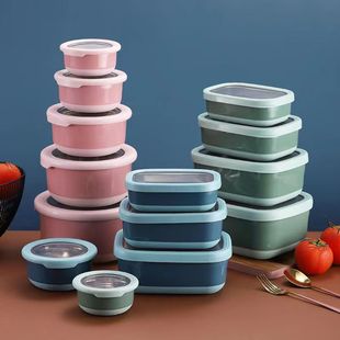 New rectangular stainless steel fresh-keeping box set lunch box insulated stainless steel sealed lunch box instant noodle bowl