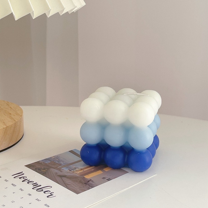 ins geometría gradiente cubo de balmón Rubik decoración de escritorio decoración interior perfumes duraderos props de fotografía