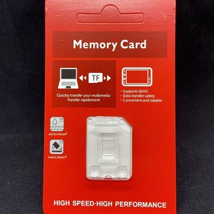 Manufacturer's Spot Tf Packaging Memory Card Box Single Card Packaging Box Wholesale Red Single Card Packaging 3C Packaging Can Be Customized