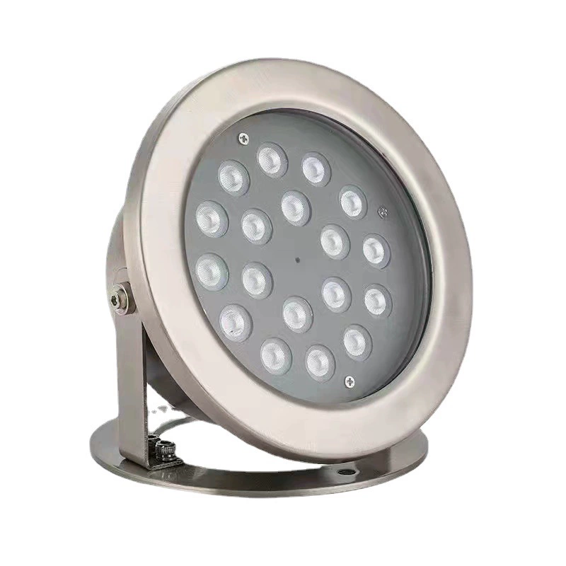 LED-лампа подводного фонтана, свет водной картины 36В 48В 54В, полный цвет DMX512 внешнее управление, цветной подводный свет прямого производителя