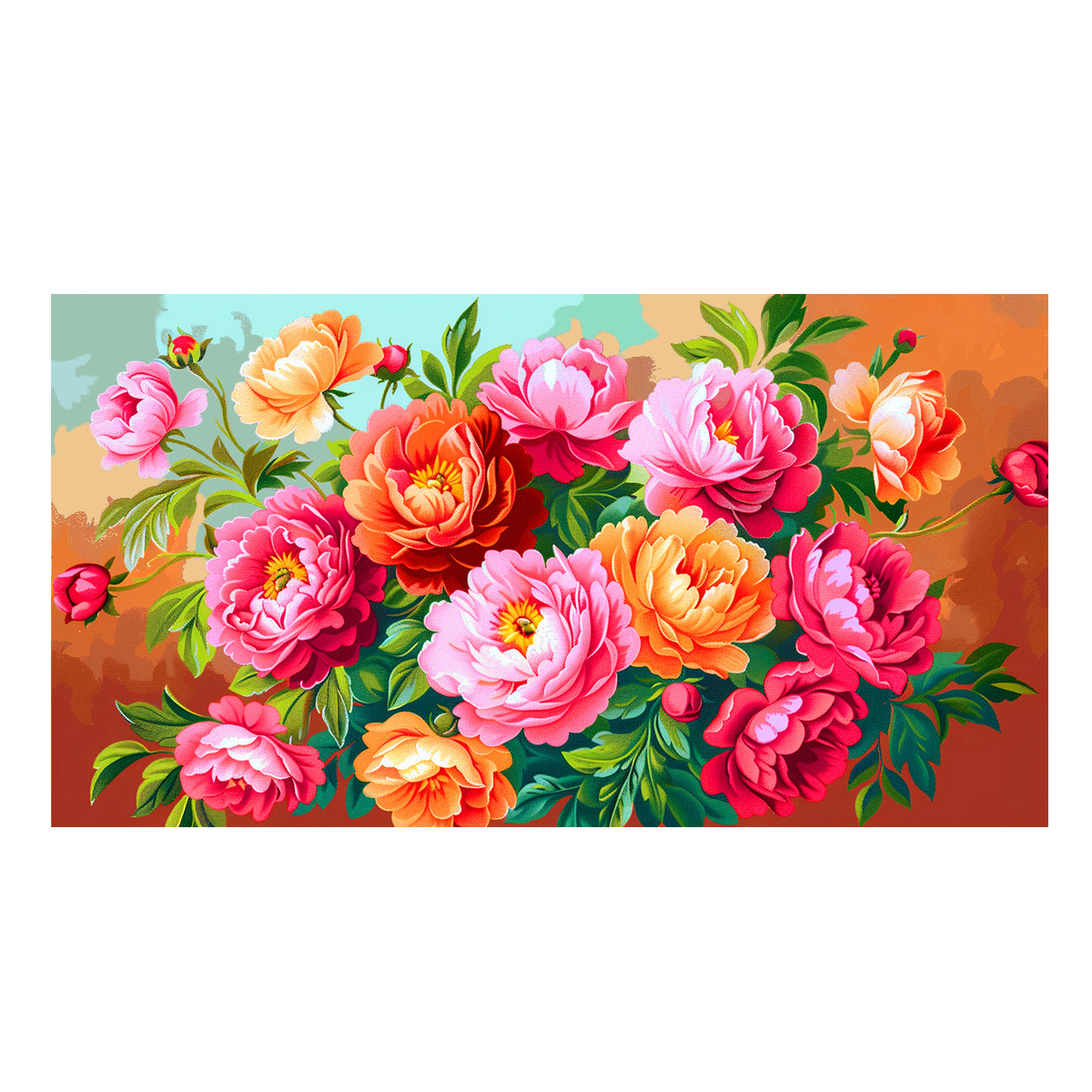 [Algodón de importación] Mona Lisa Real Cruz de bordado de flores flores ricas y lujosas image 5