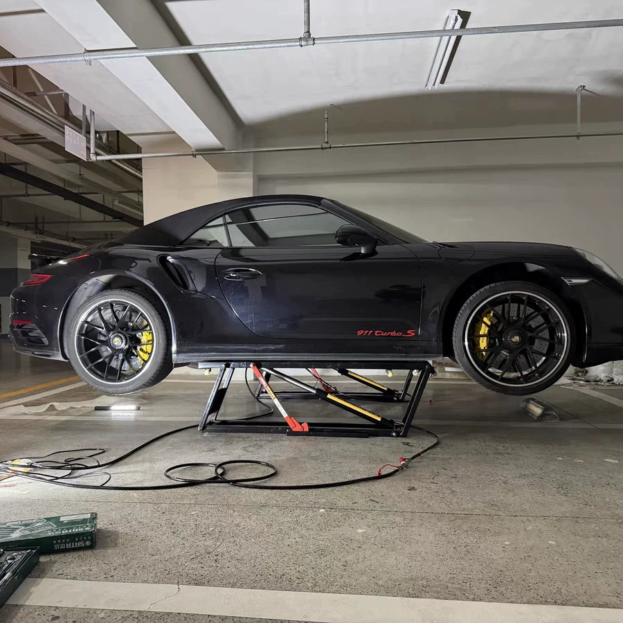 Подъемник автомобильный портативный Lusman 3,5 тонны, быстрое оборудование для автомастерской, гидравлическая подъемная платформа