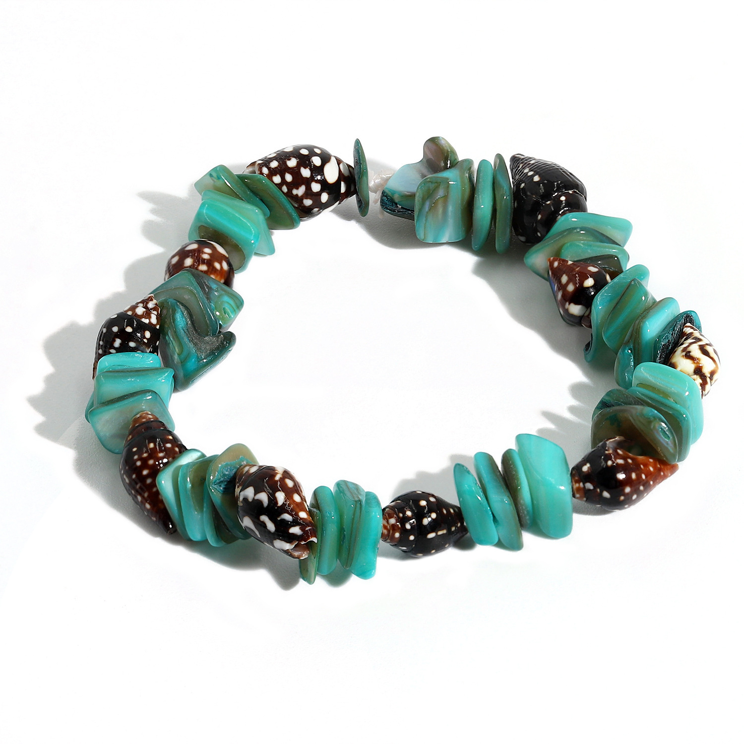 Bracelet De Couleur De Coquille De Pierre Concassée À La Mode display picture 12