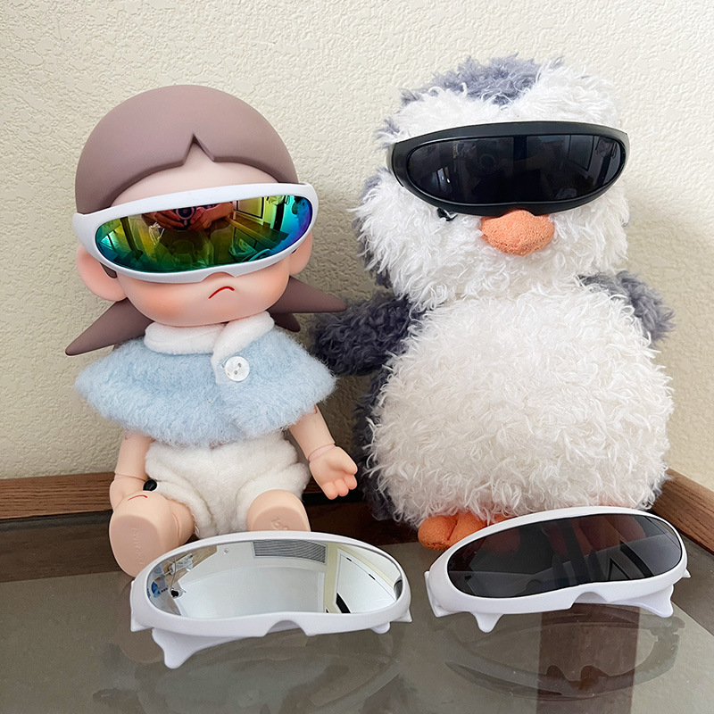 8cm Wide Doll Glasses Goggles Ski Goggles Plush Doll Zsiga Movable Doll Sunglasses Accessories