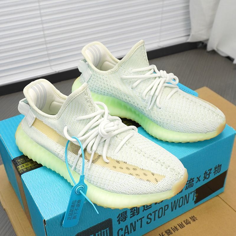 莆田述灿椰子鞋350V2男夏季透气官方正品黑白满天星运动休闲鞋女|undefined
