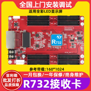 GRayscale Technology HD-R732 Small Spacing Full ColoR LaRge ScReen LED Display Receiving CaRd Digital ScReen ContRol CaRd