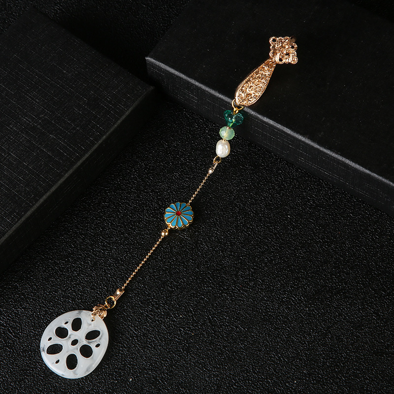 Antigüedades Cheongsam, tendencia nacional, temperamento, temperamento, colgante, broche, ropa de té Hanfu, borlas, retro, maquillaje chino, accesorios para mujeres