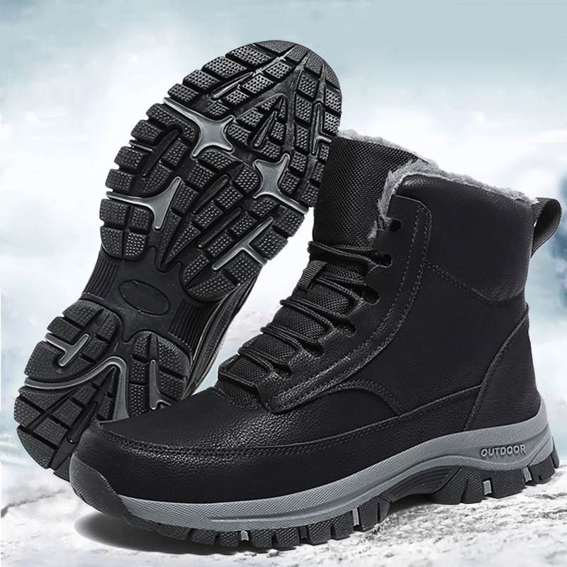 Winter High-Top Snow Boots for Men, Outdoor Men's Sports Shoes, Cross-Border Large Size Men's Cotton Shoes Temu Xiyin Can Be Shipped on Behalf of Others Winter High-Top Snow Boots for Men, Outdoor Men's Sports Shoes, Cross-Border Large Size Men's Cotton Shoes Temu Xiyin Can Be Shipped on Behalf of Others
