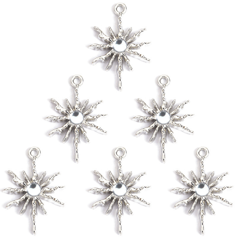 ファッションオーロラ太陽月星ダイヤモンド合金ペンダント DIY ジュエリーマッチングアクセサリーブレスレットネックレスイヤリング|undefined