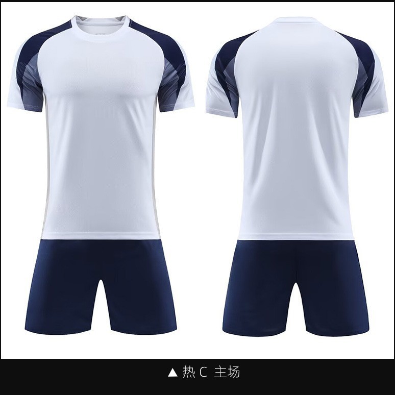 2526新款俱乐部足球服套装比赛儿童成人训练服短袖运动球衣定制男|undefined