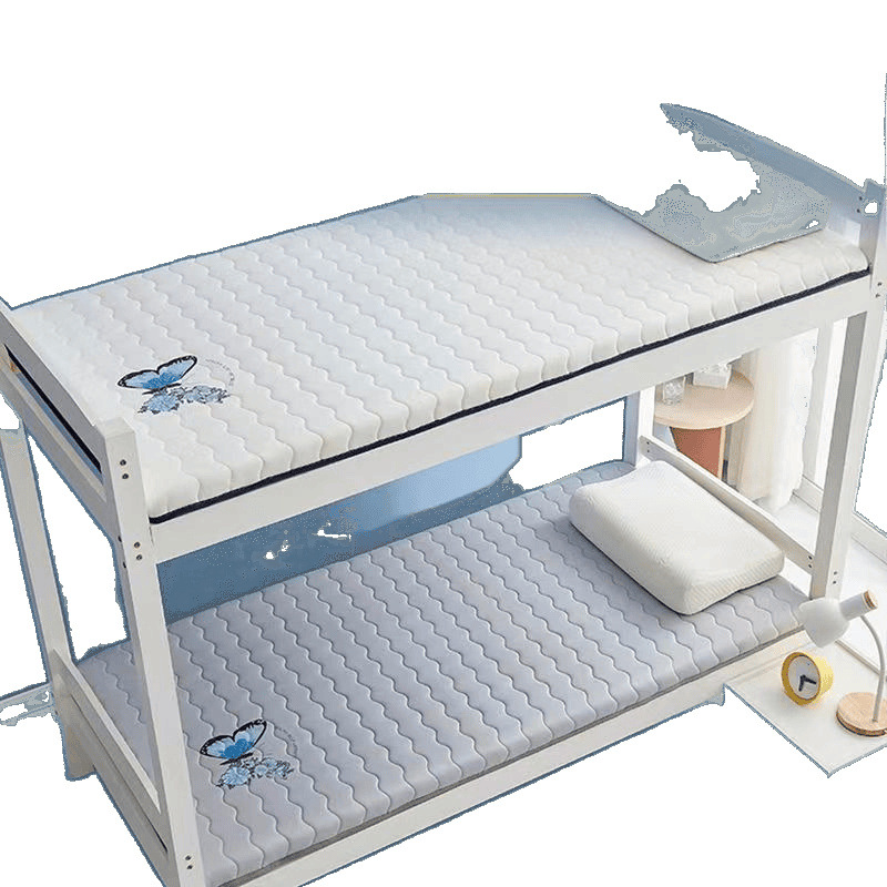 Colchón de seda de leche gruesa colchón de marca caliente multilateral colchón de alquiler individual dormitorio de estudiantes colchón de tatami