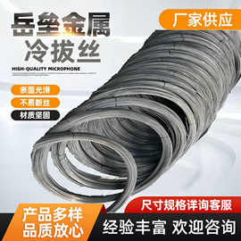 冷拔丝定制铁丝冷拔拉丝批发盘条建材工地焊接用钢丝碳素调直