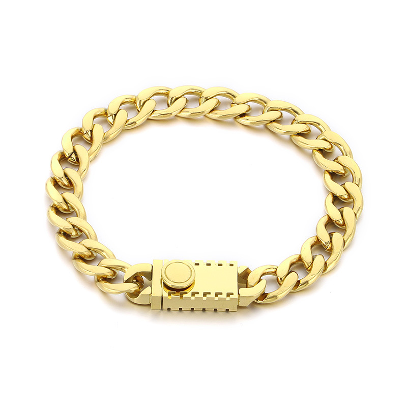 Set collana e bracciale figaro da uomo in acciaio inossidabile_voghion.com