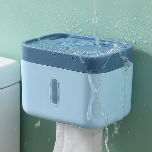 Nordic toilet paper holder wall-mounted dispensable tissue box without drilling waterproof bathroom roll holder wholesale