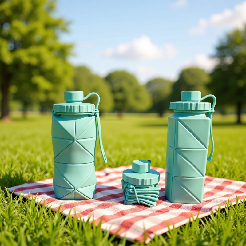 Bottle Outdoor Travel Cycling Portable Telescopic Large Capacity Folding Silicone Water Cup_voghion.com