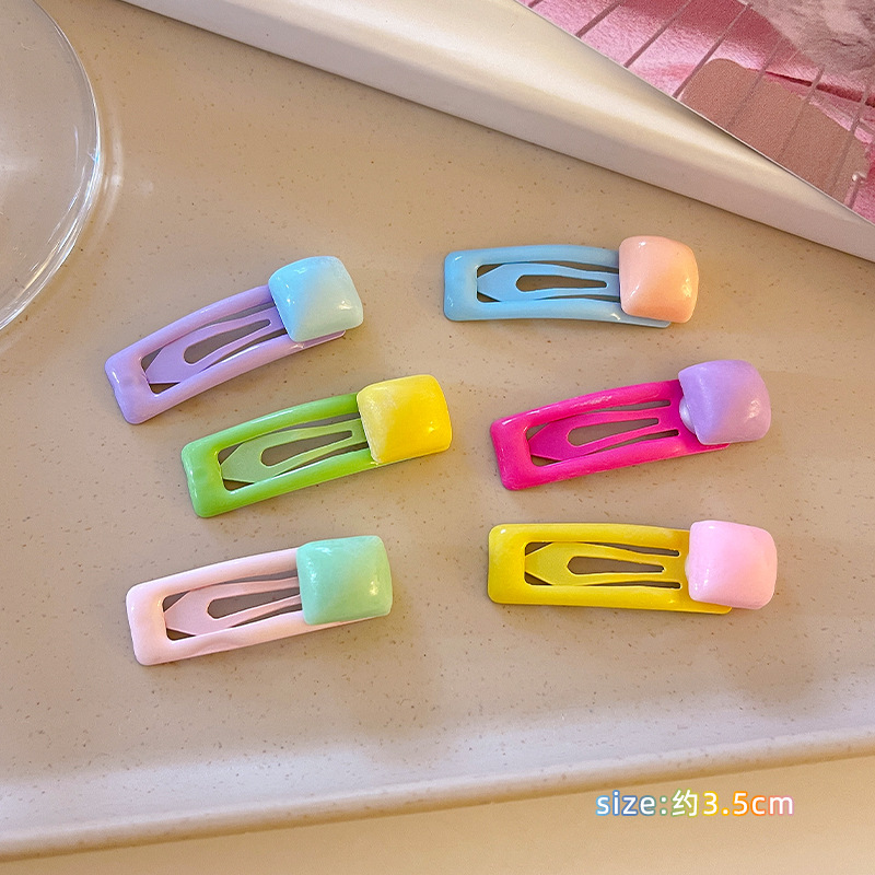 El volumen del cabello del bebé es pequeño, la flor pequeña bb clip horquilla linda mini flequillo femenino clip lateral no daña el cabello horquilla de bebé