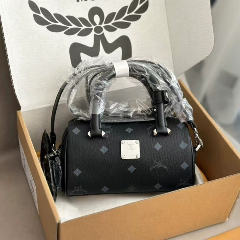 M Brand Tote Bag, Genuine Leather Women's Bag, Boston Lv Handbag, Crossbody Basket Bag, Aren Mini Pillow Bag for Women