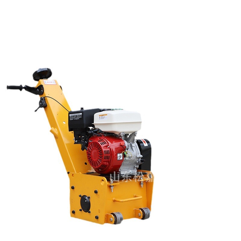 Pequeña máquina de molienda de pavimento empujada a mano para el mantenimiento de carreteras de suelo de cemento, dibujo de lana, raspador de pavimento, renovación y eliminación de líneas