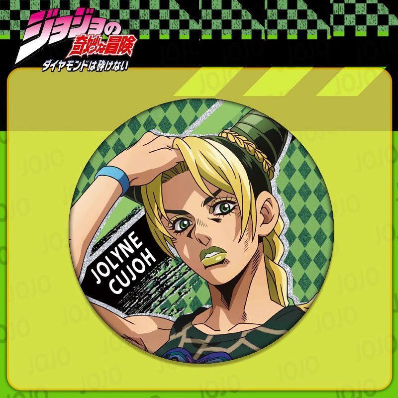 ジョジョの奇妙な冒険 アニメバッジ 空条承太郎 ジョルノ・ジョセフ ジョルノ・ジョセフ|undefined