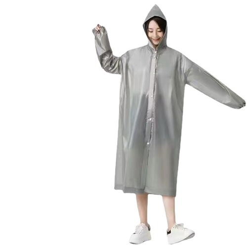 Poncho Cycling Thickened Adult Hiking Travel One-piece Raincoat Outdoor Rafting Non-Disposable EVA Raincoat Wholesale