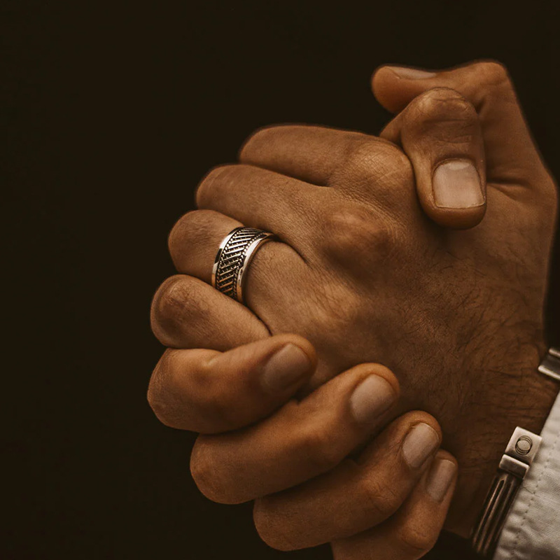 Fashion Simple Retro Minority Design Versatile High Sense Ring