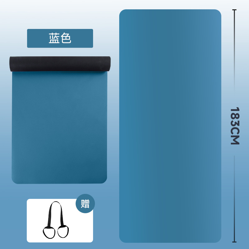 PU橡胶瑜伽垫体位线5mm加宽健身运动垫土豪垫支持做logo 厂家批发|undefined