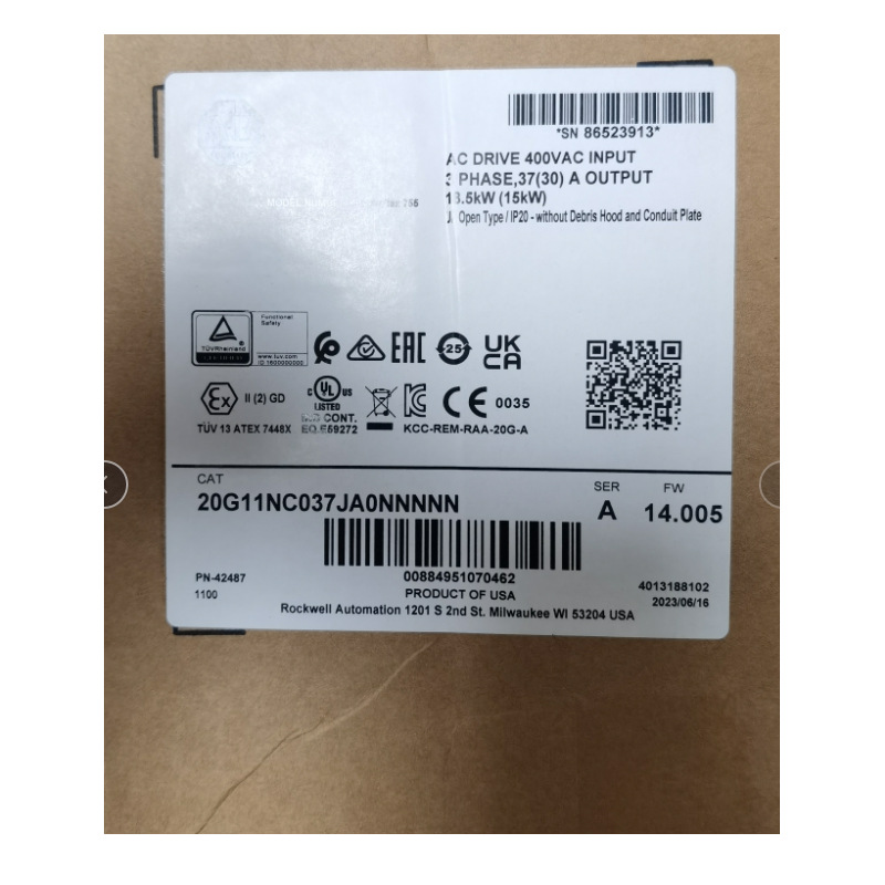 Rockwell 罗克韦尔 AB 755系列变频器20G11NC060JA0NNNN