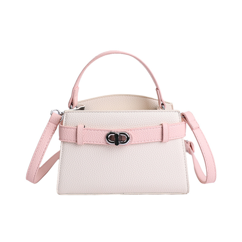 Este año, la moda de Kelly 2026 nuevo estilo femenino de estilo de viaje de moda de color contraste de hombro único bolso de tramo inclinado